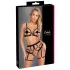 Cottelli - conjunto harness corporal 2 peças - preto