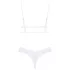 Obsessive - conjunto lingerie rendado - soutien e calcinha - branco - M/L