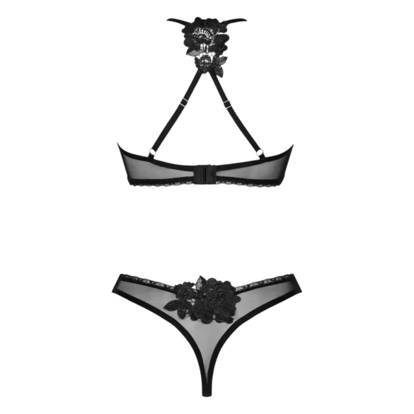 Obsessive - conjunto lingerie sensual feminino - renda preta