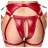 Cottelli Bondage - conjunto vermelho brilhante com algemas