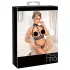 Abierta Fina - conjunto lingerie aberta com correntes - preto - L