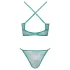 Cottelli - conjunto lingerie rendada - verde