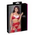Cottelli - conjunto de lingerie rendado natalino - vermelho