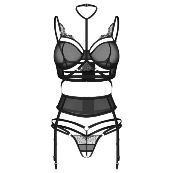 Obsessive Premisis - conjunto de lingerie - preto