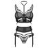 Obsessive Premisis - conjunto de lingerie - preto