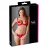 Cottelli - conjunto lingerie com sutiã levantador - renda preta - 80B/M