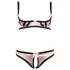 Cottelli - conjunto lingerie com sutiã levantador listrado - 85B/L
