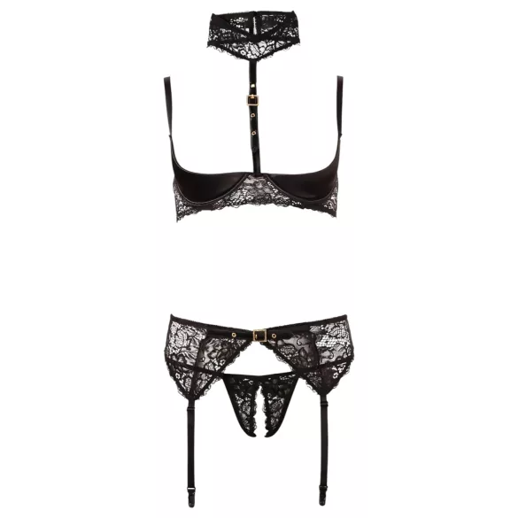 Abierta Fina - Conjunto de lingerie ousado em renda