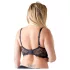 Cottelli Plus Size - sutiã com tiras e anel - preto - 95D