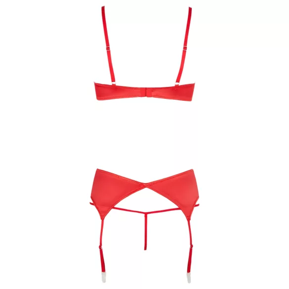 Cottelli - conjunto com sutiã aberto e coração - vermelho - 80C/M