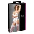 Cottelli - conjunto de sutiã meia-taça rendado com amarração - branco - 85C/L