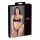 Cottelli - sutiã com tiras e argolas - tanga - preto - 85C/L