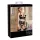Abierta Fina - conjunto lingerie strappy renda - preto - 85C/L