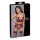Cottelli Bondage - Conjunto realçador de seios fosco com renda (vermelho) - L