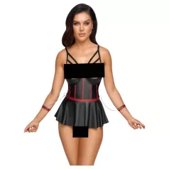   Cottelli Bondage - conjunto brilhante com algemas de braço (preto)