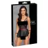 Cottelli Bondage - conjunto brilhante com algemas - preto - 85B/L