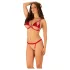 Obsessive Rubinesa - conjunto lingerie sensual - vermelho