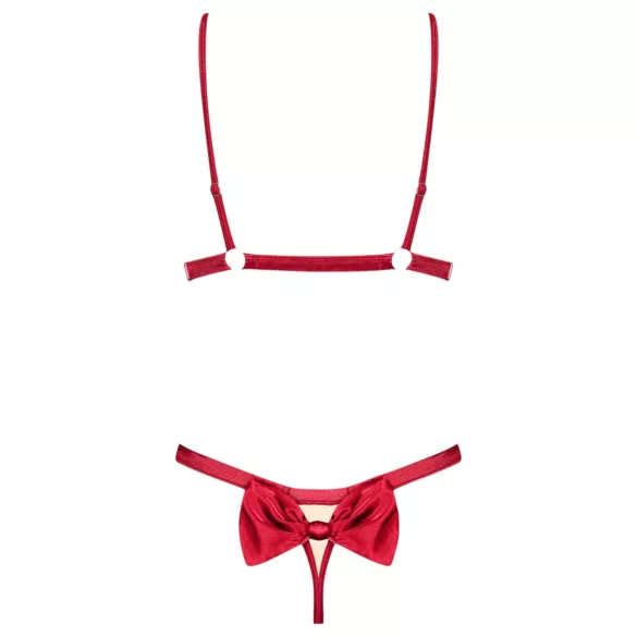 Obsessive Rubinesa - conjunto lingerie sensual - vermelho