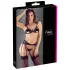 Cottelli - conjunto lingerie aberta rendada - preto - M