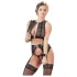 Cottelli Bondage - conjunto lingerie rendas 4 peças