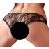 Cottelli - Calcinha aberta na lateral - renda preta - XL