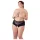 Cottelli Plus Size - calcinha aberta com renda e pérolas - preta - 4XL