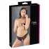 Cottelli - calcinha aberta renda laço - preto - XL