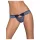 Obsessive Auroria - calcinha feminina rendada com laço - azul - L/XL