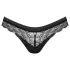 Obsessive Chemeris - tanga sexy feminina - renda preta