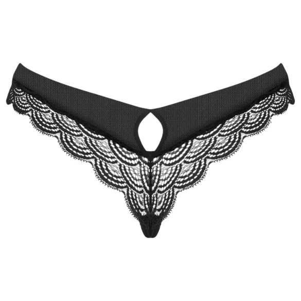 Obsessive Chemeris - tanga sexy feminina - renda preta