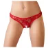 Cottelli - Tanga sexy de renda - vermelho - M