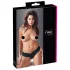 Cottelli - Tanga de renda com pérolas - preto - M
