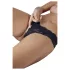 Cottelli - Tanga de renda com pérolas - preto - M