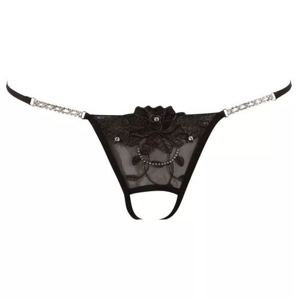 Cottelli - tanga aberta - detalhe flor brilhante - M/L