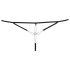 Cottelli - Tanga aberta feminina com strass - preto