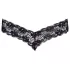Cottelli - tanga rendada dupla pérola - preto - XL