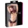 Cottelli - tanga aberta com pérolas e babados - preto - XL