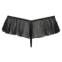 Cottelli - tanga aberta com pérolas e babados - preto - XL