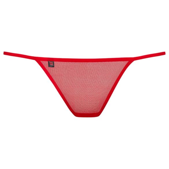 Obsessive Luiza - tanga com design de tulipã (vermelho) - L/XL