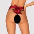 Obsessive - tanga com laço - renda - vermelho