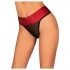 Obsessive - tanga com laço - renda - vermelho - L/XL