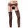 NO:XQSE - conjunto cinta-liga renda - preto - M/L