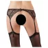 NO:XQSE - conjunto cinta-liga renda - preto - M/L