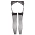 NO:XQSE - conjunto cinta-liga renda - preto - M/L