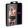 Cottelli Plus Size - cinta-liga rendas plus size - preto - XL