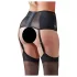 Cottelli Plus Size - cinta-liga rendas plus size - preto - XL