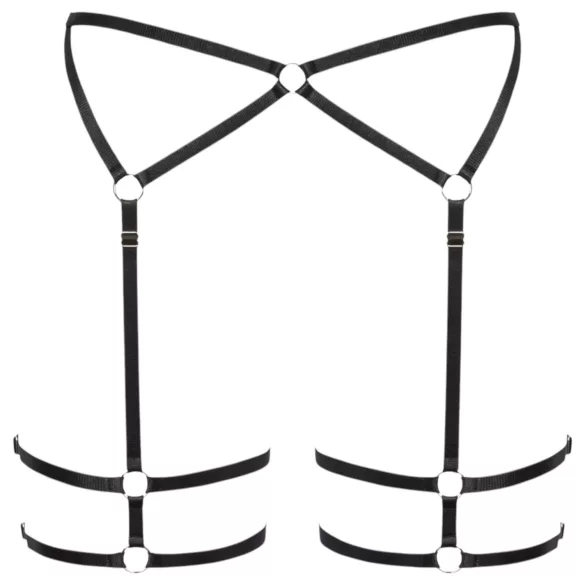 Cottelli - tanga feminina fina - preto