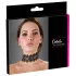 Cottelli - colar de renda com pérolas e strass - preto