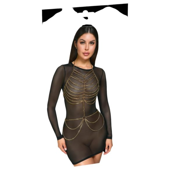 Cottelli - body de correntes - dourado