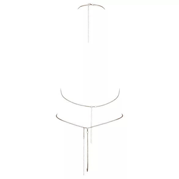 Cottelli - Bikini de correntes com strass - prata